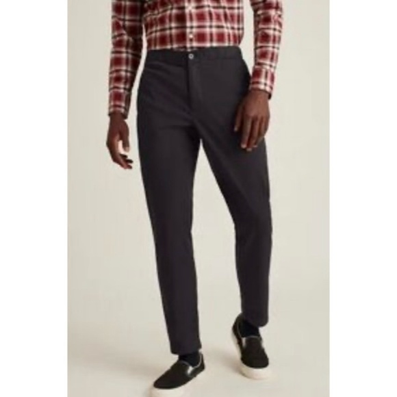Bonobos Men's Black Straight Leg The Off Duty Trouser Pant M - Picture 1 of 10